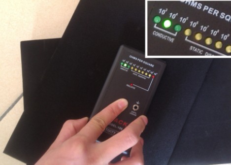 防靜電EVA內(nèi)襯為什么是黑色的？